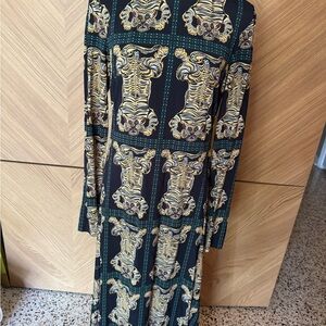 Double J Black and Gold Tiger Print Dress